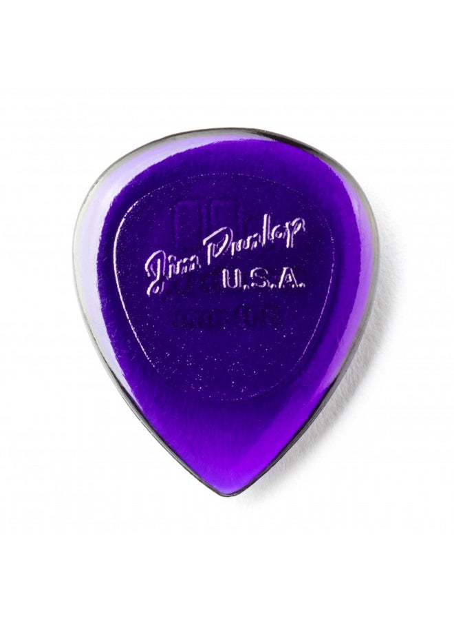 JIM DUNLOP JIM DUNLOP 474P3.0 Stubby®, Dark Purple, 3.0mm, 6/Player's Pack  - Image 2