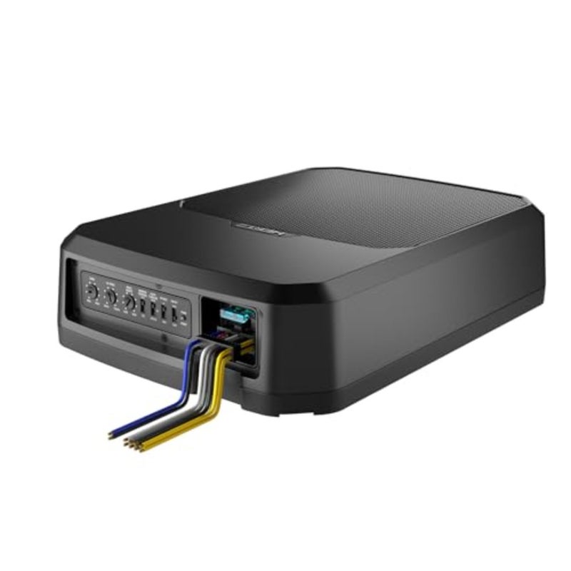 Slim active subwoofer for home theater use, MDF enclosure, black finish, 200 mm driver with 440 W peak power and 220 W RMS output - Image 4