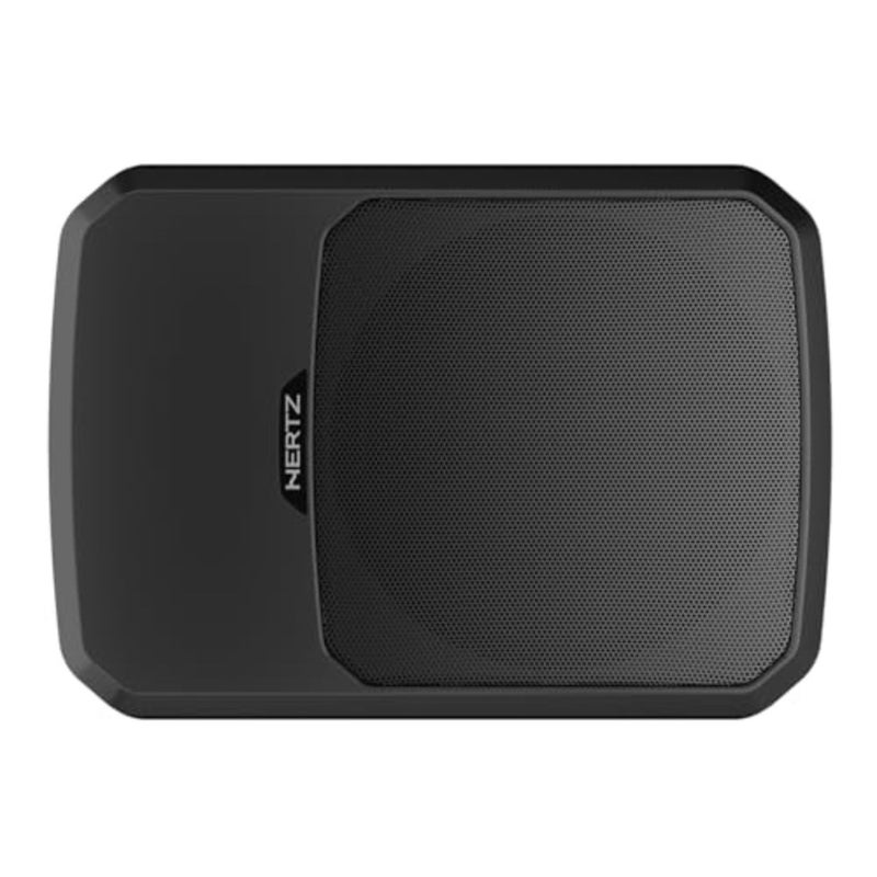 Slim active subwoofer for home theater use, MDF enclosure, black finish, 200 mm driver with 440 W peak power and 220 W RMS output - Image 2