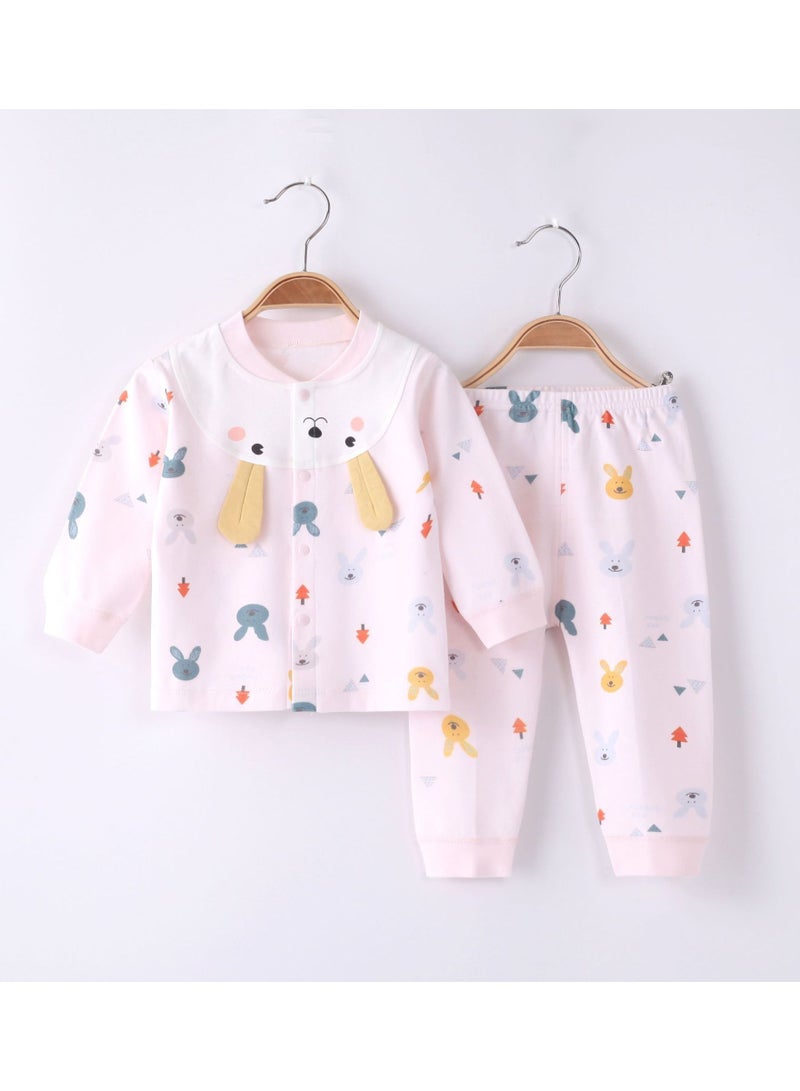 Loquat Baby Spring And Autumn Cotton Set Two Piece Set