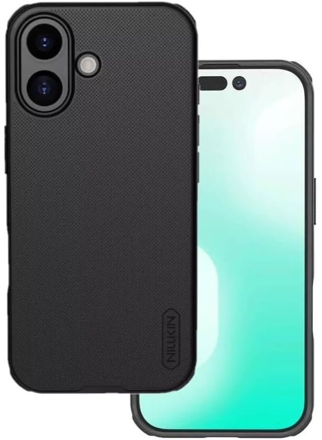 Nillkin Case for Iphone 17 2025 Super Frosted Shield Pro Hard Back Soft Border PC + TPU Shock Absorb Cover Raised Bezel Camera Protect PC ASSORTED Color Iphone 17 Black - Image 1