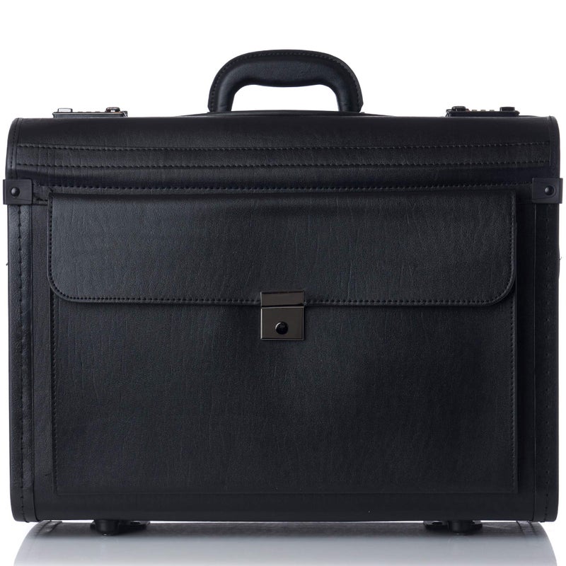 Alpine Swiss Rolling 17" Laptop Briefcase on Wheels Attache Lawyers Case Legal Size - Image 5