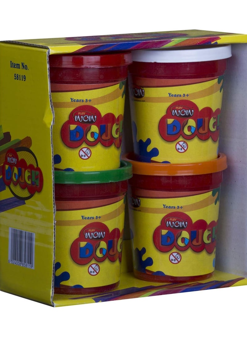 Wow play Toys WOW PLAY4 CAN DOUGH SET - Image 1