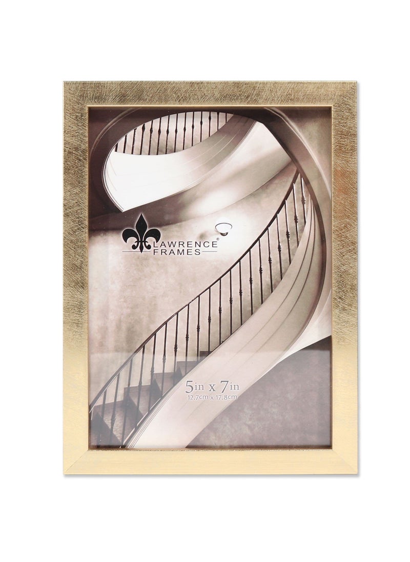 Lawrence Frames Lawrence Frames 5W x 7-Inch H Chloe Contemporary Gold Picture Frame (708057)  - Image 1