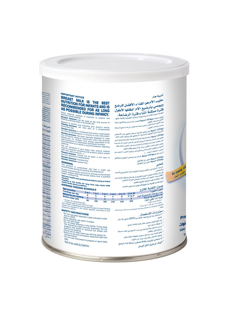 Novalac Aminova Special Infant Formula From 0 To 3 Years 400g - Image 4