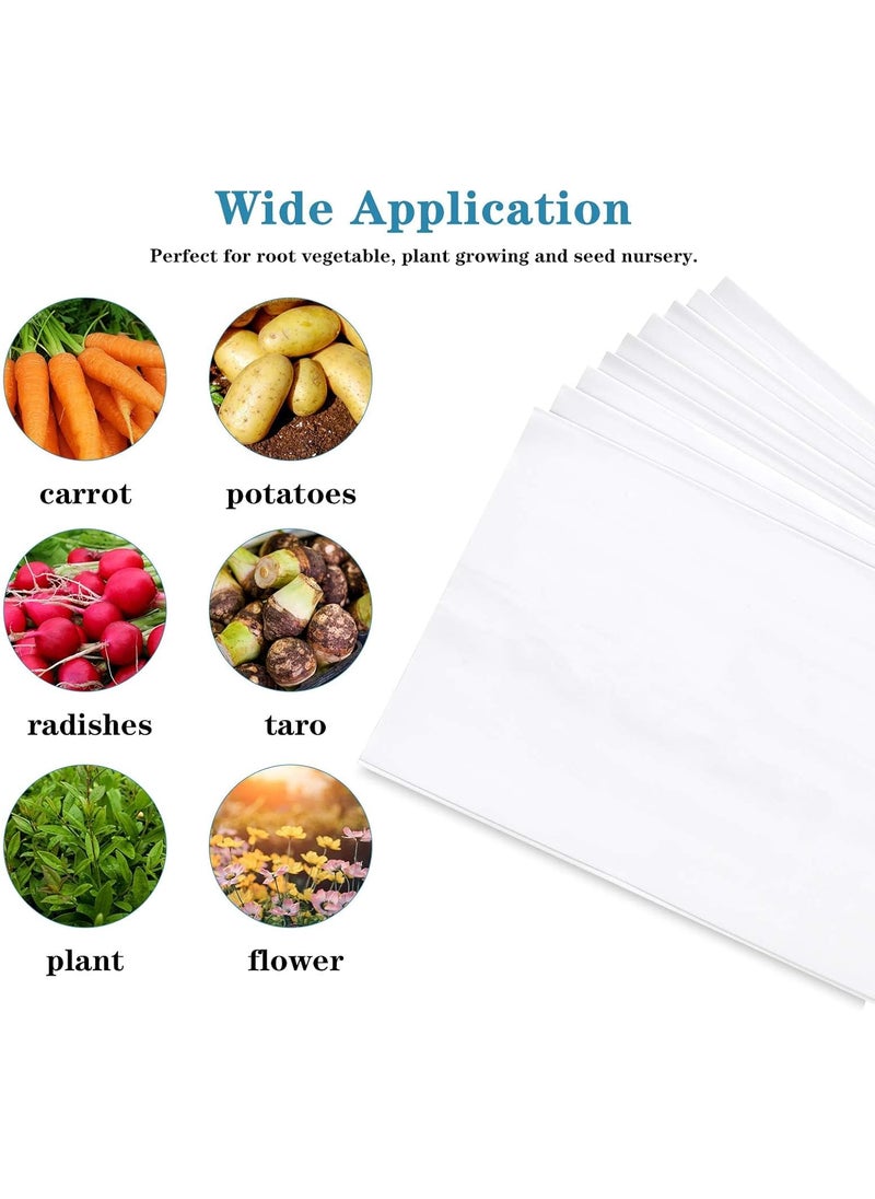 iPower iPower 150Pack 1 Gallon Grow Bags Black and White Panda Film Containers for Plants Seedling and Rooting Square Shape  - Image 5