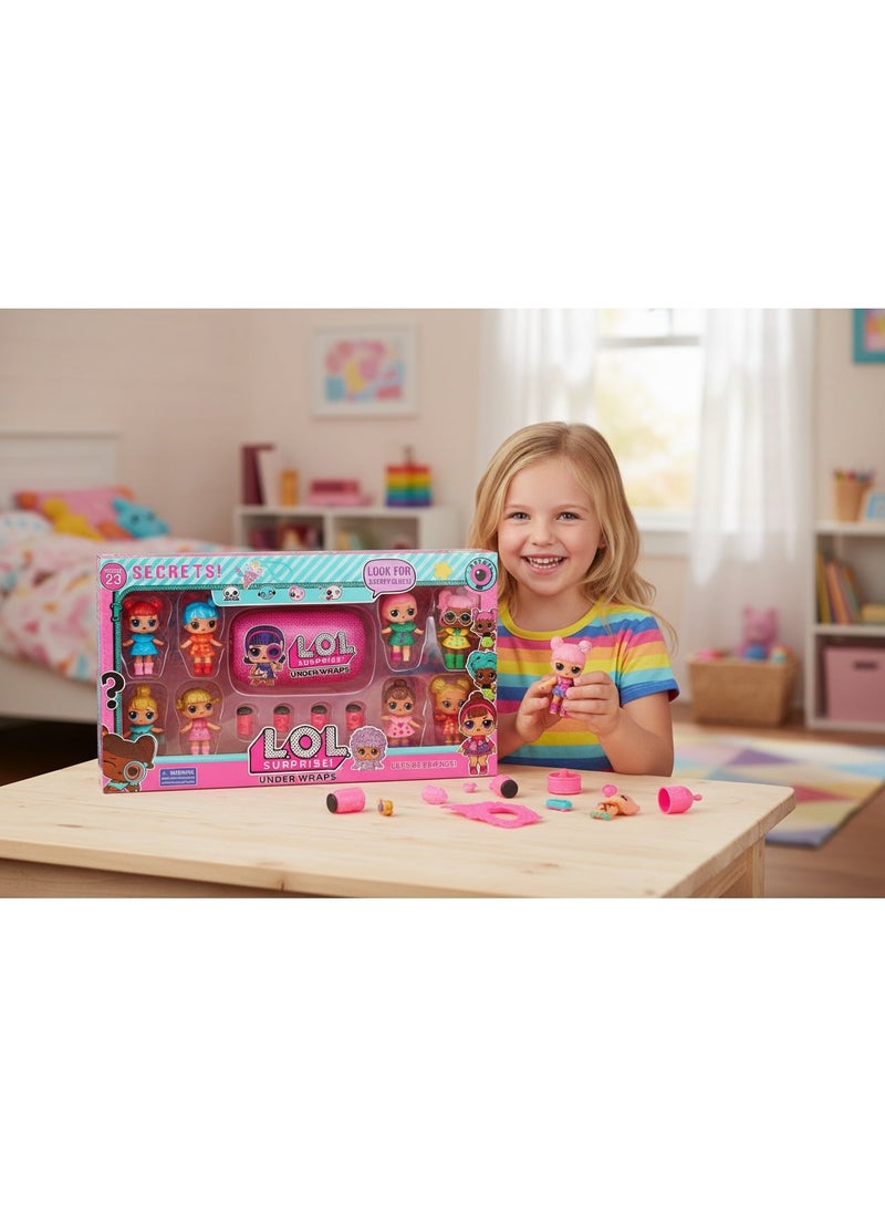 REZZOSS New LOL Surprise Dolls Set for Girls - Under Wrap Set of 8 Multicolor Surprise Dolls for Baby Girls | Mystery Capsule Unboxing Toy Set for Kids | Collectible Mini Dolls with Accessories | Gift Toy for Girls, Toddlers & Kids Who Love LOL Surprise Toys - Image 2