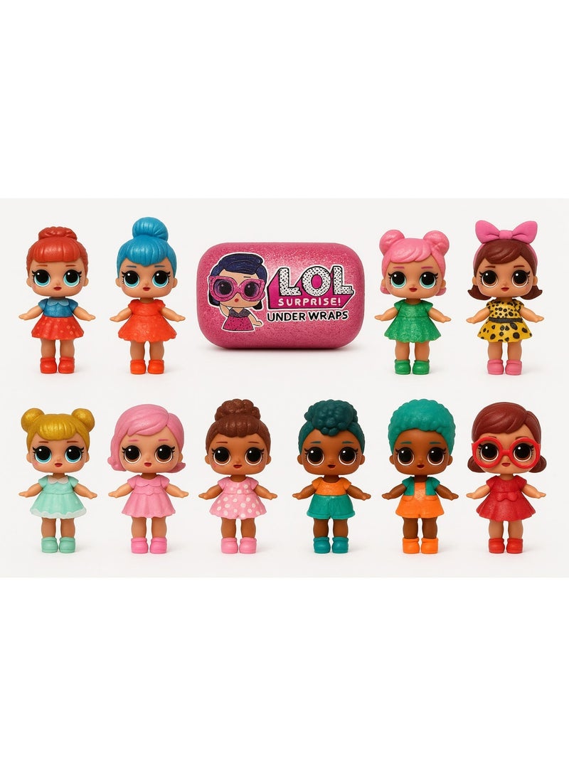 REZZOSS New LOL Surprise Dolls Set for Girls - Under Wrap Set of 8 Multicolor Surprise Dolls for Baby Girls | Mystery Capsule Unboxing Toy Set for Kids | Collectible Mini Dolls with Accessories | Gift Toy for Girls, Toddlers & Kids Who Love LOL Surprise Toys - Image 3