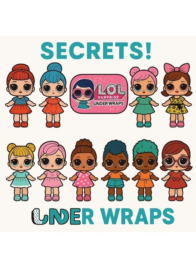 REZZOSS New LOL Surprise Dolls Set for Girls - Under Wrap Set of 8 Multicolor Surprise Dolls for Baby Girls | Mystery Capsule Unboxing Toy Set for Kids | Collectible Mini Dolls with Accessories | Gift Toy for Girls, Toddlers & Kids Who Love LOL Surprise Toys - Image 4