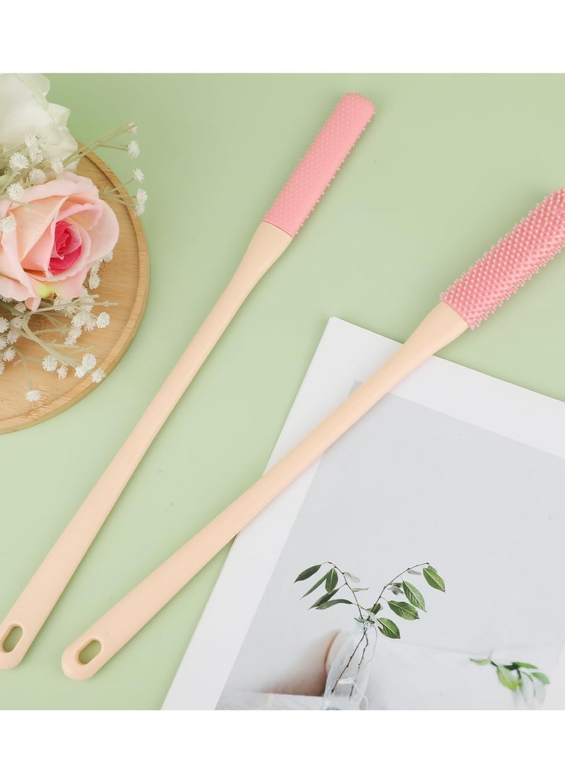 فرشاة تنظيف فجوات أصابع القدم - فرشاة تنظيف أصابع القدم من السيليكون للاستخدام أثناء الاستحمام، أداة تقشير بمقبض طويل(١ قطعه ) - Image 1