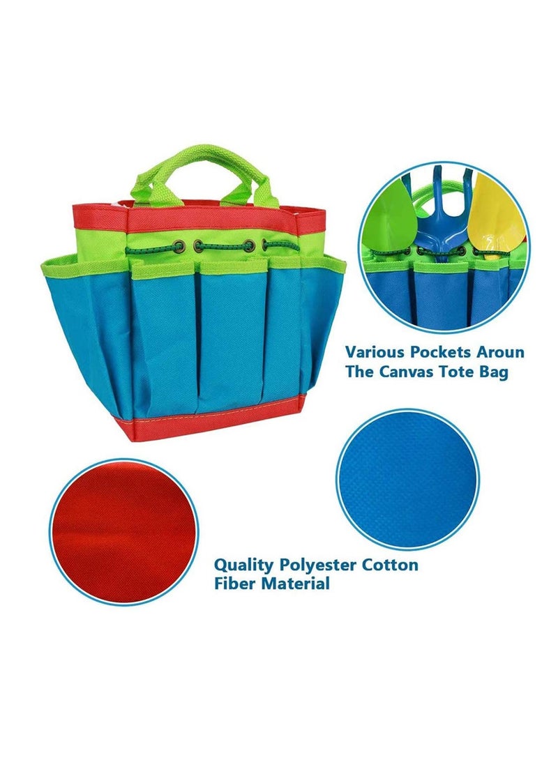 Gardening Tool Set for Kids Children 7 Piece Garden with Watering Can Gloves Shovel Rake Trowel and Smock - Image 5