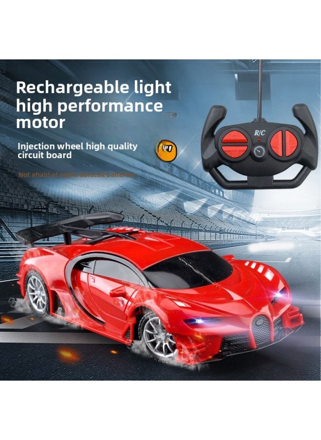 Remote Control Car Rechargeable High-speed Remote Control Car Sports Car Drift Racing Electric Children's Toy Car Small Car Boy-Color:Blue Special Offer Bujiadi-Proportion:High-strength Motor (2 Groups Of Charging + Charging Cable/device)  - Image 3