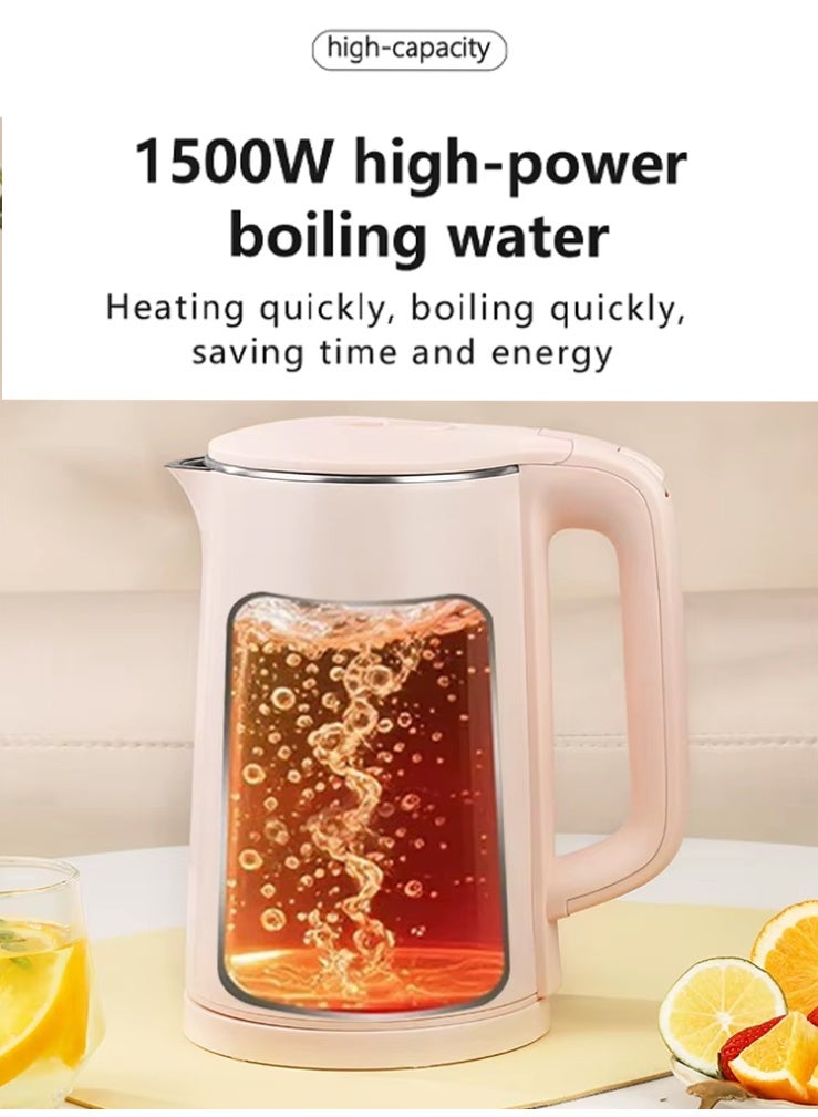 GITCO Smart Electric Water Kettle Portable 1.8L Stainless Steel, Automatic Hot Water Quiet Fast Boil, Perfect for Traveling Boiling Water, Coffee, Tea 1500 W - Image 3