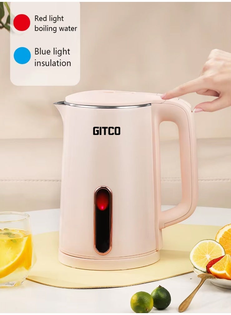 GITCO Smart Electric Water Kettle Portable 1.8L Stainless Steel, Automatic Hot Water Quiet Fast Boil, Perfect for Traveling Boiling Water, Coffee, Tea 1500 W - Image 5