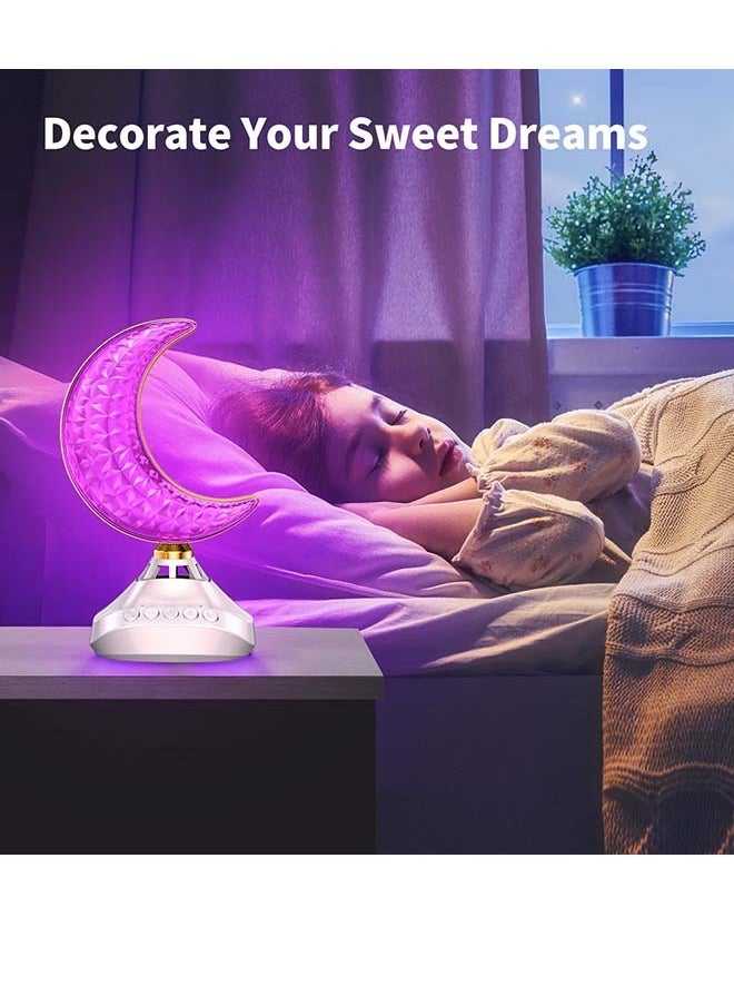 Cordless  Quran Table Lamp 3 Color Dimmable and Adjustable Brightness with Ramadan Crescent