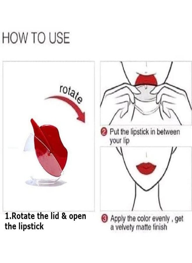 VBA Apple Shape Color Changing Lip Balm (RED ROSE) - Moisturizing, Hydrating - Image 2