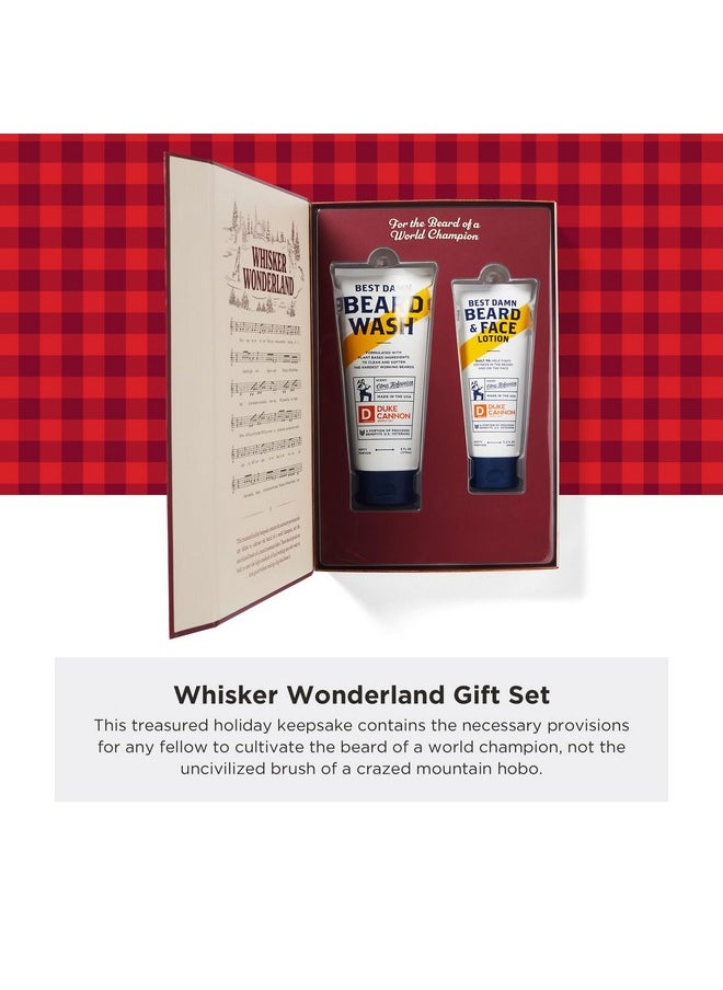 Duke Cannon Supply Co. Duke Cannon Supply Co. Holiday Whisker Wonderland Gift Set - Best Beard & Face Lotion and Beard Wash for Men, Hydrating, Moisturizing, Soothing, Citrus Scent, Paraben & Sulfate-Free  - Image 3