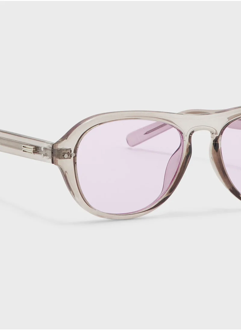 ايلا Retro square Wayfarers Sunglasses