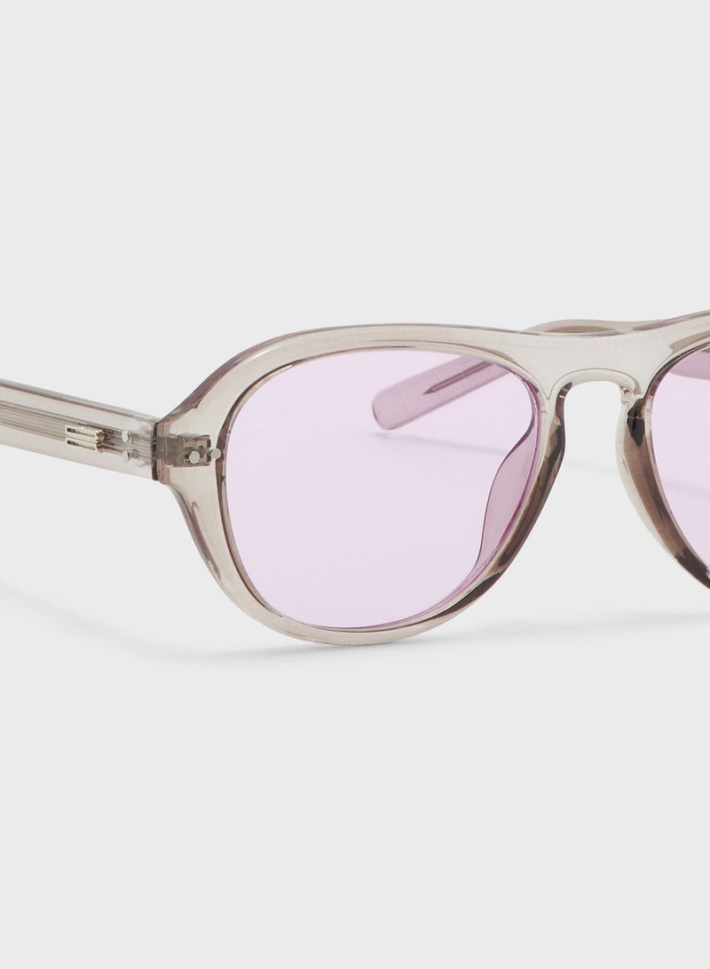 ELLA Retro square Wayfarers Sunglasses  - Image 3