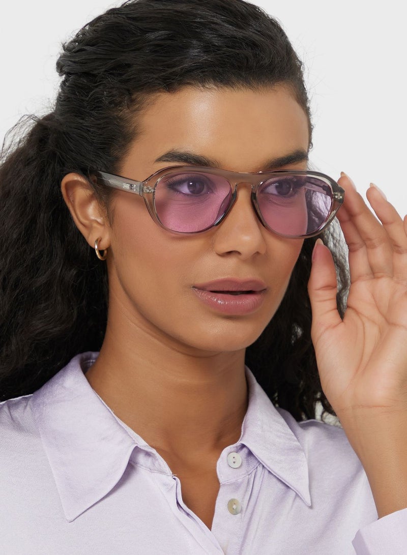 ELLA Retro square Wayfarers Sunglasses  - Image 4