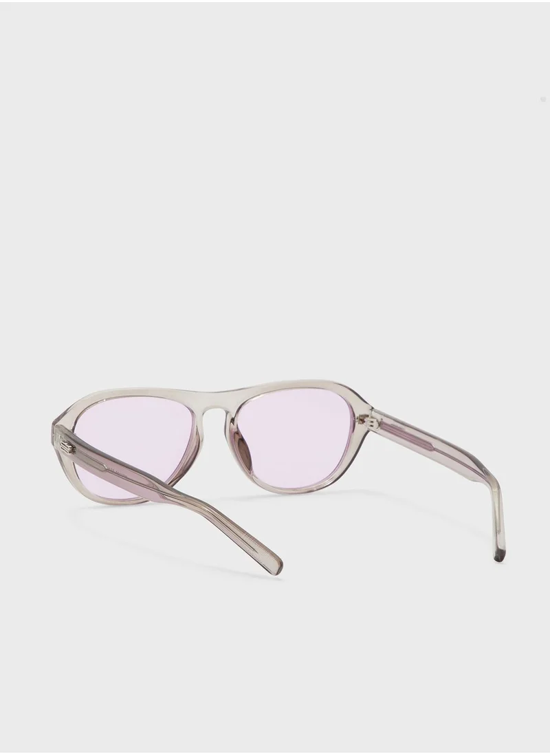 ELLA Retro square Wayfarers Sunglasses