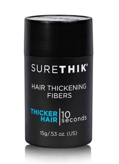 SureThik SURETHIK Hair Fibers for Thinning Hair, Building Hair Fibers to conceal thinning hair, Instantly Fuller Looking Hair for Men & Women, Dark Brown, 15g  - Image 1