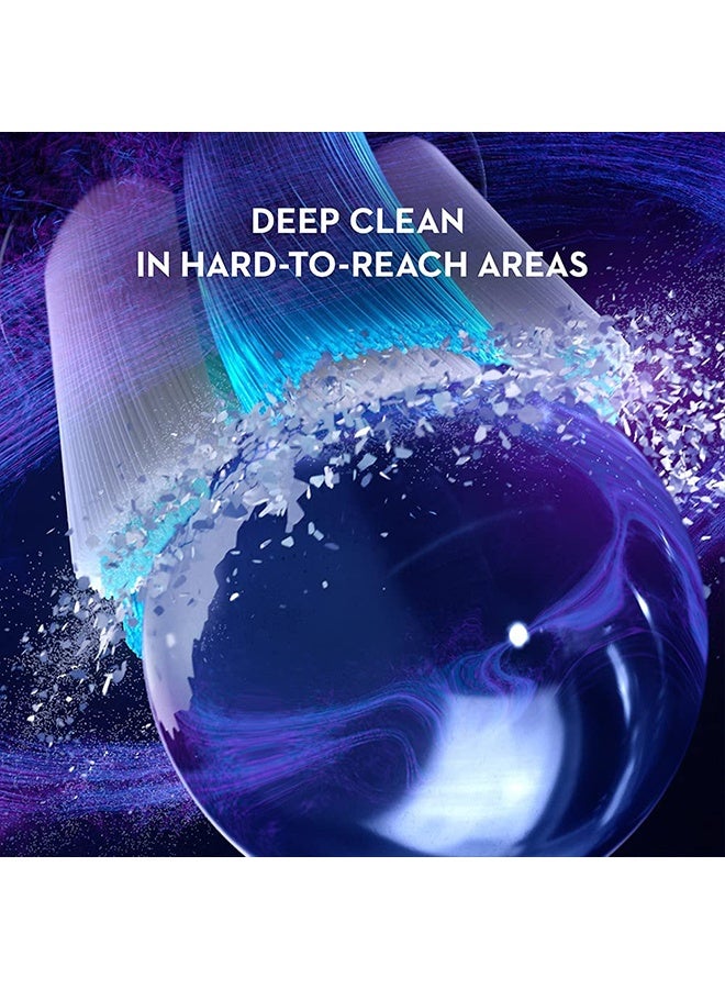 أورال بي iO النهائي نظيفة استبدال رؤوس فرشاة إعادة ملء للكهربائية القابلة لإعادة الشحن، الأبيض، 8 العد الأبيض - Image 5