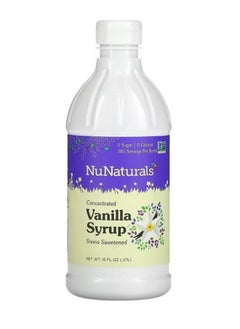 NuNaturals Concentrated Vanilla Syrup 16 fl oz 0.47 l  - Image 1