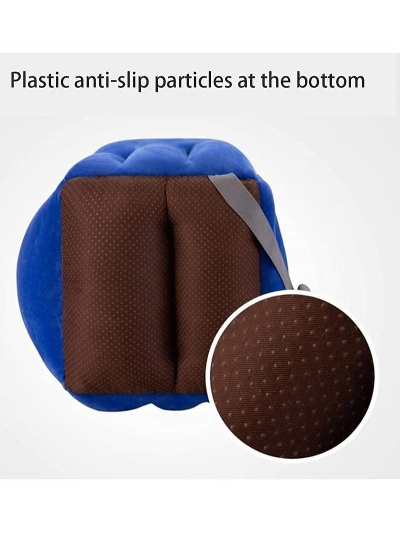 إفريثينج فور كيدز كرسي دعم للأريكة للأطفال من القطيفة الناعمة على شكل حيوانات كرتونية يتعلم الطفل الجلوس على وسائد مقاعد قطيفة مريحة - Image 3