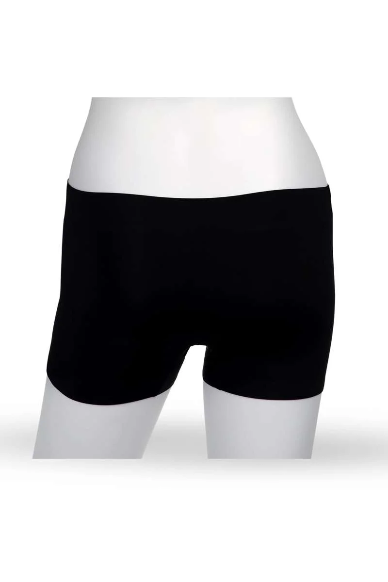 ياسيكو Black Seamless Underwear | Hi-Cut Full Coverage Panty with Stretch Comfort Waistband |