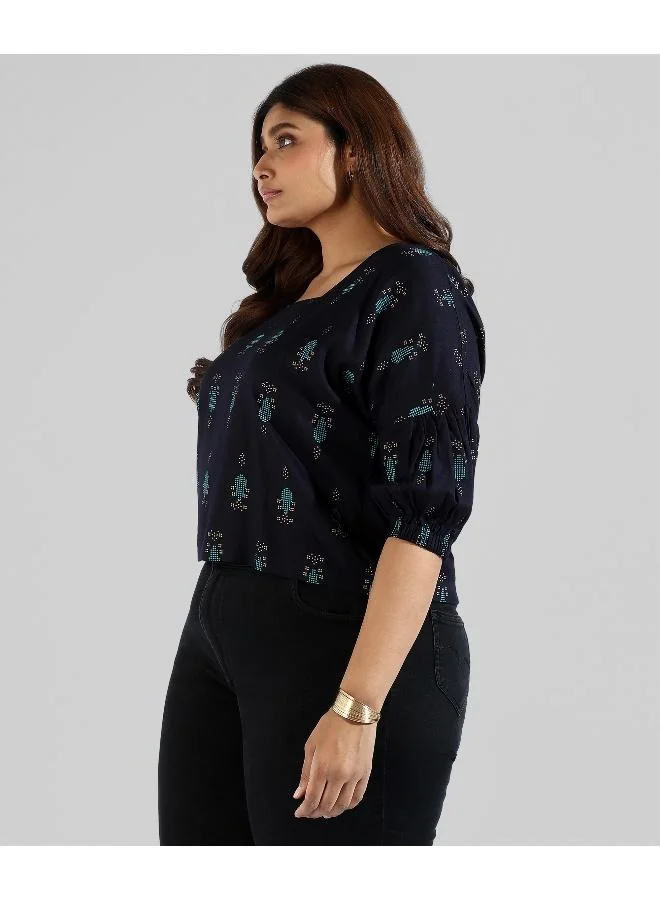Instafab Plus  Women Floral Design Stylish Casual Tops for Women | Best Price UAE