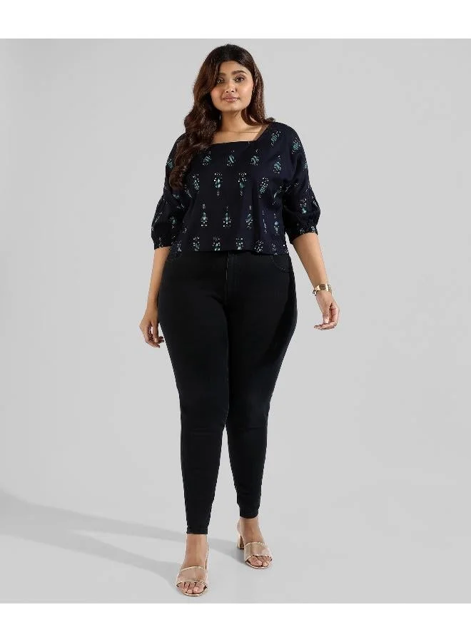 Instafab Plus  Women Floral Design Stylish Casual Tops for Women | Best Price UAE