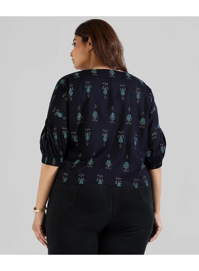 Instafab Plus Women Floral Design Stylish Casual Tops