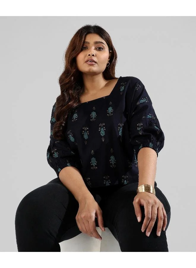Instafab Plus  Women Floral Design Stylish Casual Tops for Women | Best Price UAE