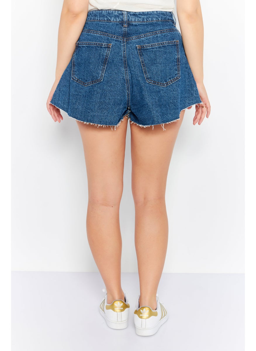 Women Washed Ultra Higher Skirty Denim Short, Blue - pzsku/Z6E4A29DBC39C45278C8AZ/45/_/1737642072/08e7fc42-cfed-43c9-afdf-907cffe30069