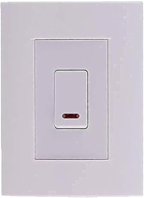 32 Amp Air Conditioning Switch Unit, White, Acrylic