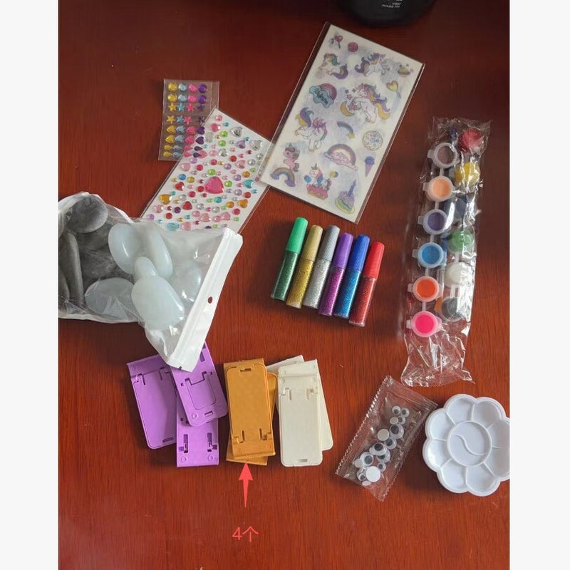 أدوات طلاء الصخور DIY مع أحجار متوهجة - Image 2