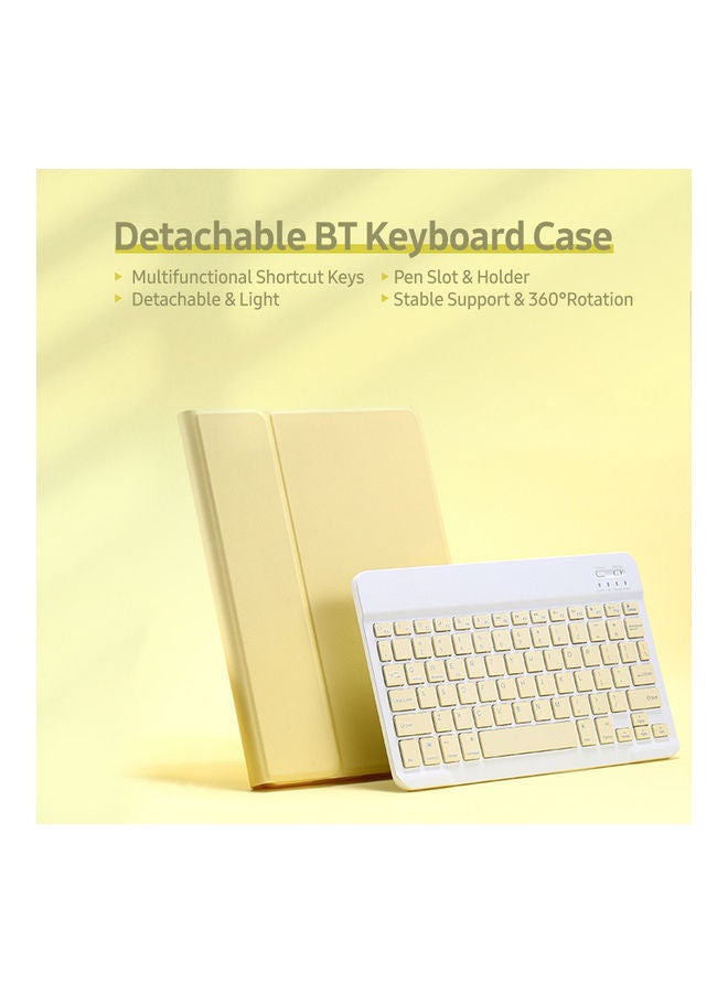 Bluetooth Keyboard With Protective Case Pink - Image 4