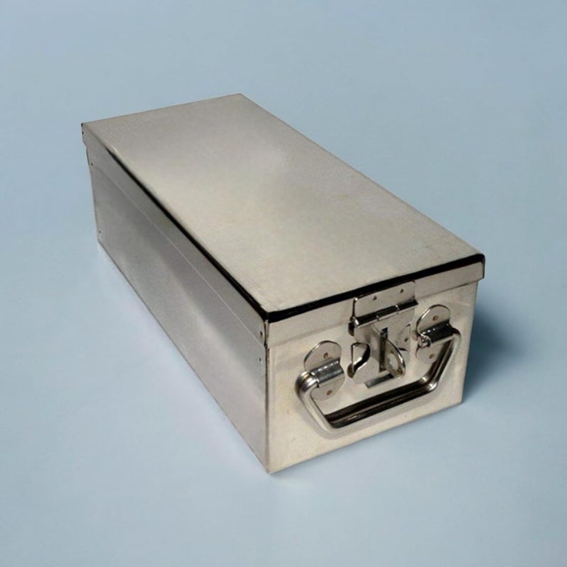 Jayco Stainless Steel Locker/Jewellery Box/Cash Box/Bank Locker Box - 12" Long - Image 2