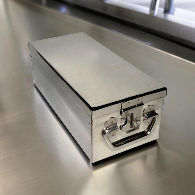 Jayco Stainless Steel Locker/Jewellery Box/Cash Box/Bank Locker Box - 12" Long - Image 1