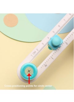 Excefore Circle Cutter, Circular Rotary Cutter for Paper Crafts Scrapbooking (Included 3 Blades)  - Image 4