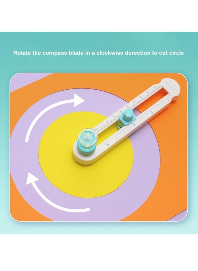 Excefore - Circle Cutter, Circular Rotary Cutter for Paper Crafts Scrapbooking (Included 3 Blades) - Image 1