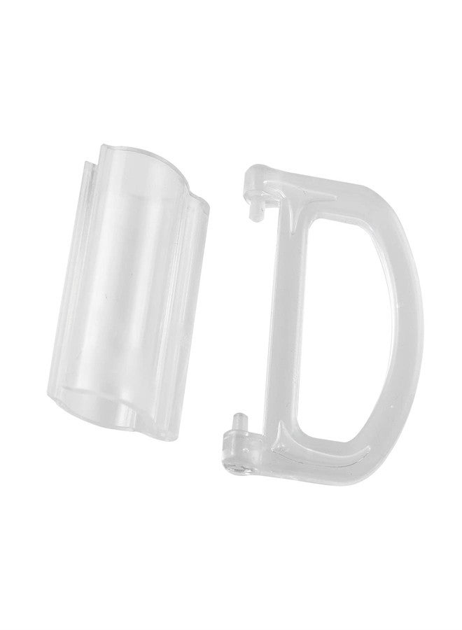 PZRT Lifting Clamp Pull Cordless Roller Blinds Shades Transparent Handle Pull Fit 15mm Rod for Roller Shades Window Blinds Rolling Curtain Accessories - Image 2