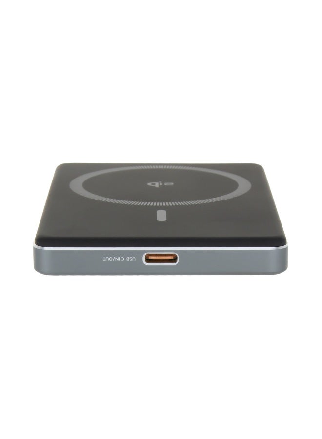 DVICED Qi2 Ultrathin MagSafe Power bank 5000mAh - Grey - Image 2
