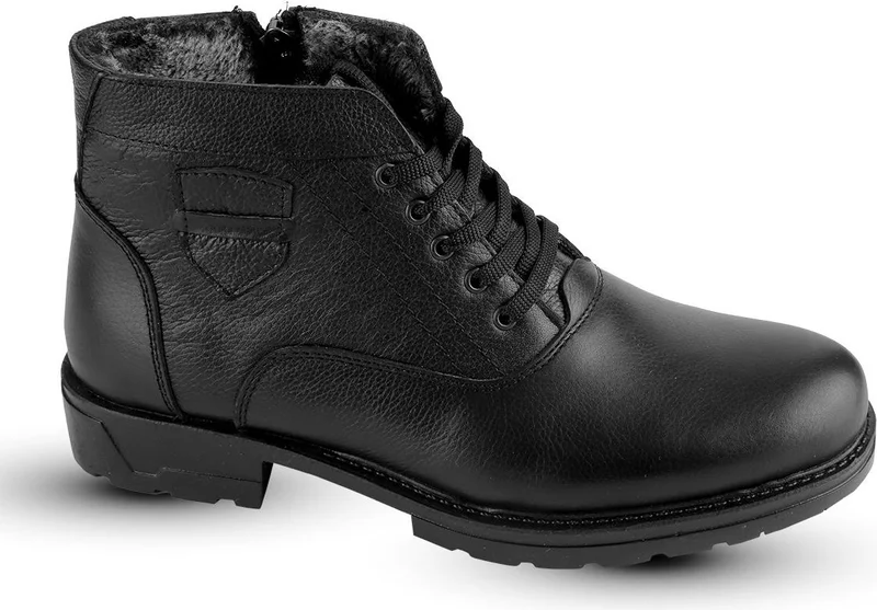 كابتن جونيور Fur Lined Genuine Leather Winter Men's Boots Mfre 230