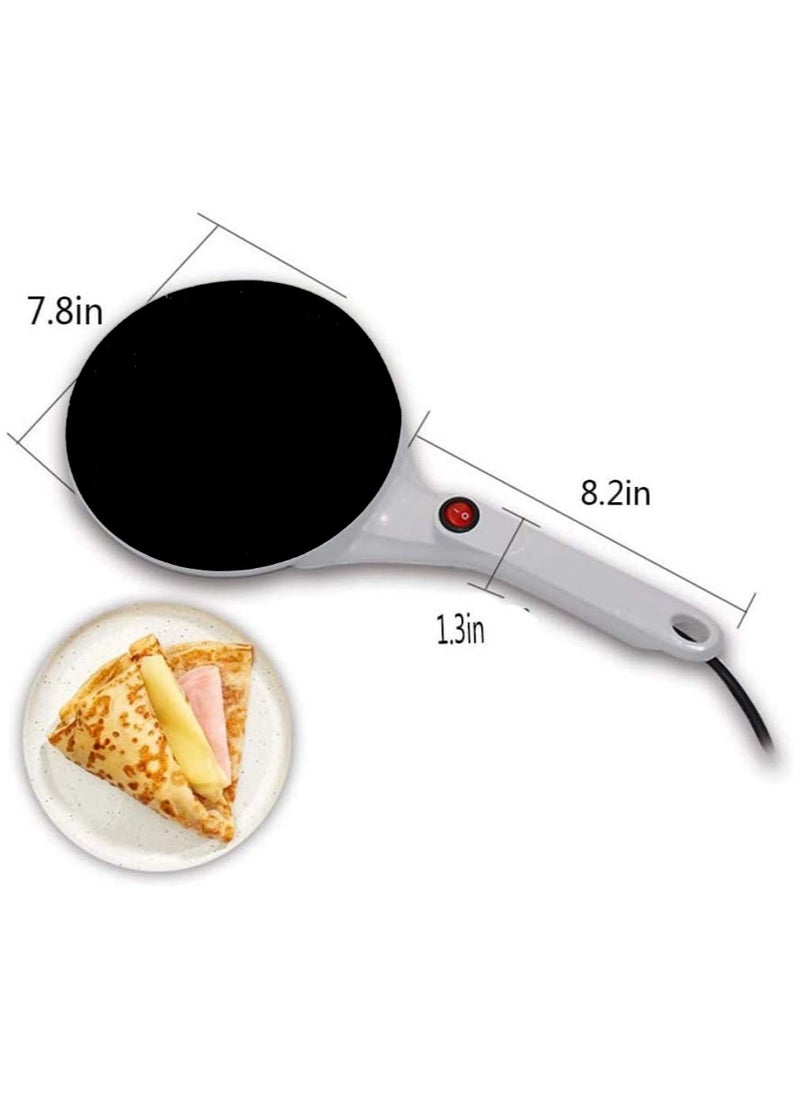 Generic - Electric Crepe Maker, Electric Round Non-Stick Pancake Maker Crepe Machine Frying Pan Pizza Baking Tools 220V - Image 1