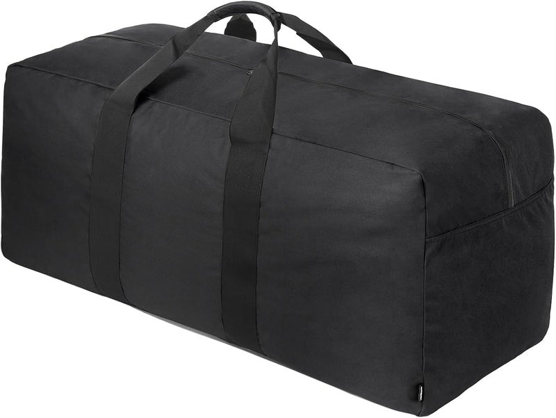Vorspack Extra Large Duffle Bag for Travel - 150L Duffel Bag for Men Gear Bag for Storage Foldable Weekender Bag for Overnight Camping - Black - Image 1