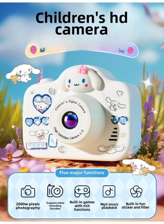 HD Digital Campus 4k Camera For Children Travel Convenient To Carry And Upload Birthday Gifts-Body Color:Hello Kitty*  Store Manager Recommends 32g - Image 2