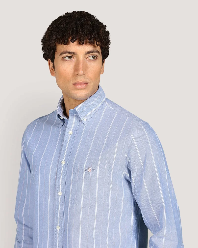GANT  Regular Classic Oxford Stripe Shirt for Men | Best Price UAE