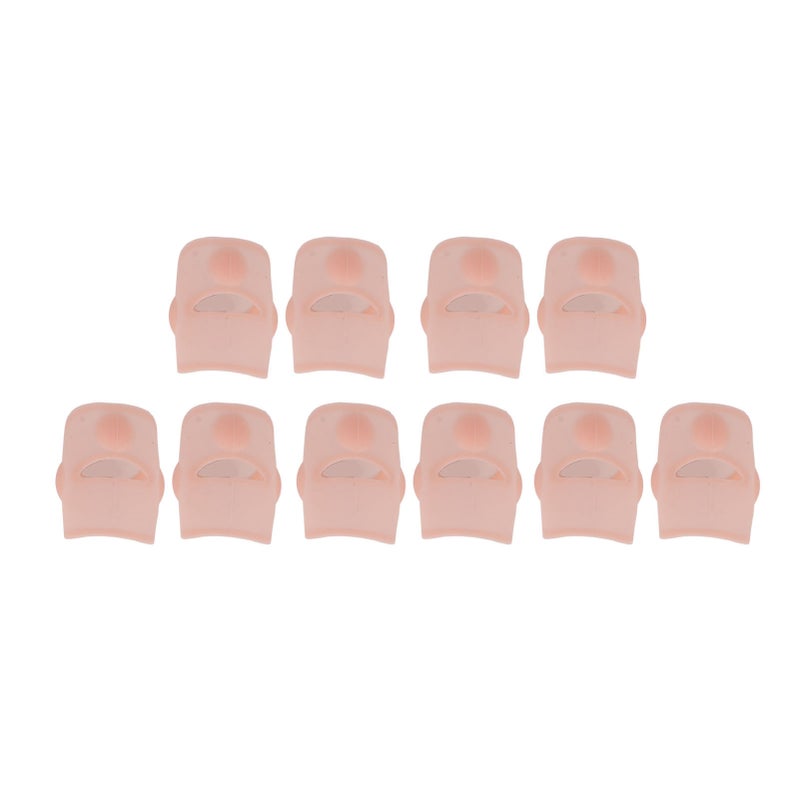 5Pair Toenail Protector Sleeves Soft Breathable Elastic Silicone Toenail Sleeves for Men Women - Image 2